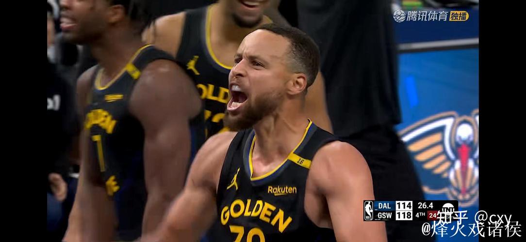 库里狂砍39分，汤普森战旧主贡献22分，勇士险胜独行侠